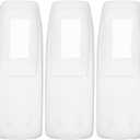 Generic Remote Cover:3 pcs Silicone Protective Case Clear Detachable Remote Cover Silicone Remote Control Skin for air-Conditioner Remote TV Remote