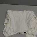 SUUKSESS Women Backless Y2k Long Sleeve Bodysuit Double Lined Open Back Sexy Basic Top (Small, Pearl)