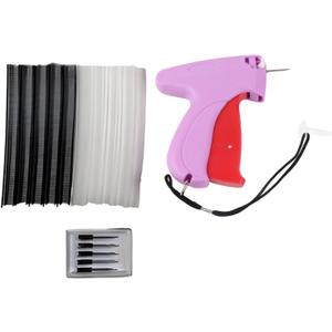 Quick Clothing Fixer, Clothes Quilt Tacking, Mini Stitch Hemming Gun Micro Tagging Tool for Home Use and Most Scenarios (Pink)
