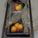 Modern Farmhouse Lanterns Decorative Indoor & Outdoor, 17" 13" Set of 2 Black Vintage Lantern with Flameless Candles, Metal Halloween Lantern Decor for Room, Porch, Mantle, Patio, Home Decor