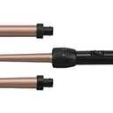GEM 3 in 1 CURL Designer Professional Ceramic Curler Styling Iron, GEMwith 3 Ceramic Barrels