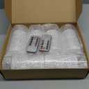 Hinabichan Flickering Flameless Candles with Remote Timer, 6pcs LED Battery Operated Candles with Embedded String Lights White, D3 H6