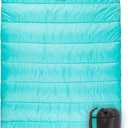 Teton Mammoth Queen Size Double Sleeping Bag- A Warm Bag The Whole Family can Enjoy  Great for Camping, Hunting and Base Camp. Compression Sack Included