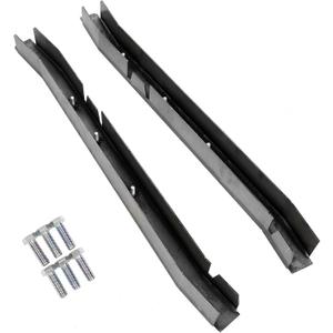 ECOTRIC Center Skid Plate Frame Rust Repair Compatible with 1997-2002 Jeep Wrangler TJ (1 Pair of Rear Trail Arm Skid Plates)