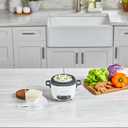 BLACK+DECKER 3-Cup Rice Cooker, RC503, 1.5-cup Uncooked Rice, Steaming Basket, Removable Non-Stick Bowl, One Touch, White