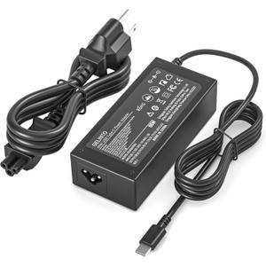 65W USB C Charger Fit for Lenovo Thinkpad/Yoga/Chromebook/Thinkbook and More USB Type C Power Adapter