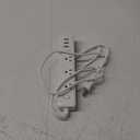 2 Prong to 3 Prong Power Strip, Two Prong Surge Protector with 6FT Long Cord, 3 AC Outlets 2 Prong to 3 Prong Extension Cord with 3 USB Ports(5V 3.1A) for Non-Grounded Outlets for Home/Office, White