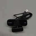 1080P Webcam with Active Light Correction, Privacy Cover, Plug and Play USB Webcam for PC/Desktop/Laptop