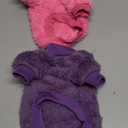 2 Pack XXS Dog Sweater, Tiny Dog Sweaters for Small Dogs Girl (1-3lb), Warm Soft Puppy Clothes for New Puppies, Cute Extra Small Doggie Clothes for Chihuahua Yorkie Cat Pet Apparel,XXS (Rose,Purple)