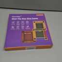 1-4 Players Shut The Box Dice Game, Traditional Wooden Pub Bar Board Game, Family Classics Tabletop Version Games for Classroom, Party, or Pub