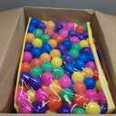 Hovenlay Ball Pit Balls Phthalate Free BPA Free Crush Proof Plastic - 7 Bright Colors in Reusable Play Toys for Kids with Storage Bag, 400 Balls