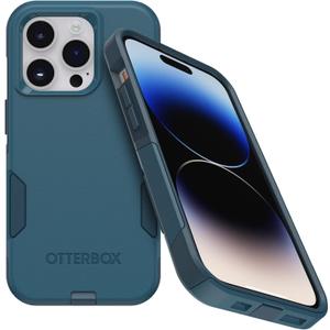 OtterBox iPhone 14 Pro (ONLY) Commuter Series Case - Dont BE Blue (Blue), Slim & Tough, Pocket-Friendly, with Port Protection