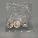 4Pcs 100g Stainless Steel Heavy Duty Wheel Weights Upgrades Part for 1/10 SCX10 SCX10 II 90046 SCX10 III TRX4 D90 RC Crawler Car 1.9 & 2.2 Beadlock Wheels Balance Weights