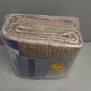 GarveeHome 2x10 Runner Rug for Hallway Washable Kitchen Rugs Non Slip Solid Coffee Modern Minimalism Soft Low-Pile Scalloped Indoor Carpet for Entryway Laundry Room Floor Mats