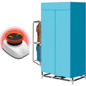 1000W Portable Clothes Dryer with Dryer Bag for apartments, RV, Travel(US plug)