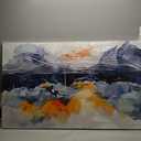 KELIYUAN Large Wall Art For Living Room Canvas Wall Decor For Bedroom Office Decoration Abstract Watercolour Wall Pictures Artwork Mountain Landscapes Paintings Modern Home Decor Hang Easy 60"X30"