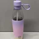 FJbottle 32 oz 3-in-1 Clear Water Bottle Twist Open Flip Straw Tumbler