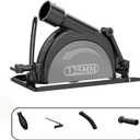 Angle Grinder Stand with 1.65-Inch Bore & Cutter Adapter Bracket - Adjustable Conversion Kit for 4-1/2" Grinders for Secure Metal & Wood Cutting(Check Compatibility)