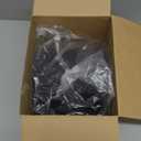 Leinuosen 6 Pcs Large Buffet Risers, 5.5 to 8 Inch Catering Dessert Table Risers Food Decorative Stands with hollow bottom for Catering Supplies, Party(Black, Hexagonal)