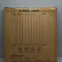 WAOWAO Triple Lock Baby Gate Extra Wide 57.87-62.59" Pressure Mounted Walk Through Swing Auto Close Safety Black Metal Dog Pet Puppy Cat for Stairs,Doorways,Kitchen