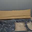 BOCOM 14.5 FT Aluminum Telescoping Ladder, Lightweight Multi-Purpose Collapsible Extension with 2 Triangle Stabilizers, Heavy Duty 330 lbs Max Capacity, Ideal for Home, RV, and Outdoor Work Black