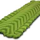KLYMIT Static V2 Inflatable Sleeping Pad | Portable, Ultralight, Easy to Inflate, Foldable Air Bed for Camping, Backpacking & Hiking  Green