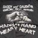 Daddy Daughter Fist Bump Matching Father's Day Best Dad T-Shirt 2XL