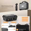 STARTRC PHOTO OSMO Pocket 4/3 Hard Case, Double-layer Waterproof Hard Case for DJI Pocket 3/4 Creator Combo Accessories, Multifunctional Large Capacity Storage Bag