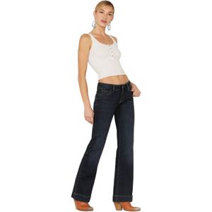 Wrangler womens Retro Mae Mid Rise Wide Leg Trouser Jeans, Samantha, 1-Sep US