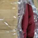 EASELAND Queen Size Down Alternative Comforter - Quilted Duvet Insert for All Seasons, Soft Lightweight with Corner Tabs, Summer Winter Warm Bedding, Burgundy 8888 Inches
