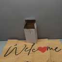 Tinideya Valentines Day Welcome Doormat Indoor Outdoor 30 x 18'' Front Door Heart Welcome Mat Non Slip Backing Washable Soft Kitchen Coir Rugs for Seasonal Valentines Day Party Entrance Decoration