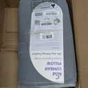 C CUSHION LAB Extra Dense Lumbar Pillow - Patented Ergonomic Multi-Region Firm Back Support for Lower Back Pain Relief - Lumbar Support Cushion with Strap for Office Chair, Car, Sofa, Plane - Black