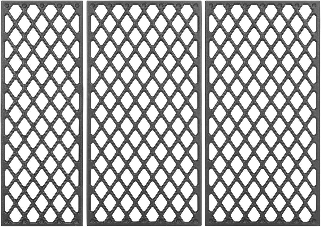 Replacement Parts for Charbroil Advantage Grill Grate 463376018P2,463377117, 63377017, 463347017, 463376117,463673617,G470-0003-W1, G470-0002-W1,for Char Broil Grill Grate Cast Iron (18 3/16 x 25INCH)