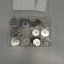 18-8(304) Stainless Steel Metal Flat Washers for Screws and Bolts, 100 Pieces Assorted Washers Kit (12 Sizes M3-M12), Large and Small Hardware