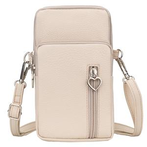 JANKS Small Crossbody Bags for Women Leather Mini Cell Phone Purses with Crossbody Strap Phone Wallet Shoulder Bag Handbag Arm Bag