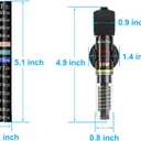 DaToo Mini Aquarium Heater 25W Small Fish Tank Heater 25 Watt with Free Thermometer Sticker