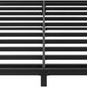 Yicensen 6 Inch Low Profile Queen Bed Frame Rounded Corner No Box Spring Needed, Heavy Duty Metal Queen Size Platform Bed Frame, Easy Assembly, Noise Free, Black