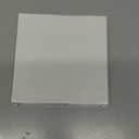 Sosation 6 Pcs Square Plastic Flat Blank Plate Wall Hole Cover Ceiling Cover Plate with 48 Pcs Double Faced Adhesive Tape for Ceilings or Wall (5 Inch)