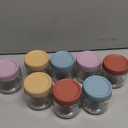 KEYWING Only 8 Pack Overnight Oats Containers With Lids, 10 oz Wide Mouth Mason Jars with Airtight Lids, Meal Prep Containers Food Storage Glass Jars in Bulk for Snack Yogurt Salad Spice Cereal