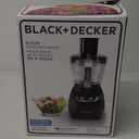 BLACK+DECKER 8-Cup Food Processor, Black, FP1600B