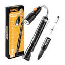 Gifts for Men, Multitool Pen with Pen Screwdriver, Magnet Pickup Tool and Flashlight Pen Combo for Offices, Repair Shops and Various Scenarios (Black)