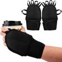 1 Pair Weighted Gloves for Tremors to Provide Hand Stability, Adjustable Weights Glove Hand Weights for Parkinsons Patients, Breathable Writing Strengthening Tool