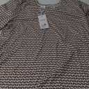 XIEERDUO Blouses for Women Dressy Casual 3/4 Length Sleeve Womens Tops with Smocked Cuffs L