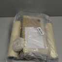 MECOOL Cat Scratching Post Premium Basics Kitten Scratcher Sisal Scratch Posts with Hanging Ball 22in for Kittens or Smaller Cats (22 inches for Kitten, Beige)