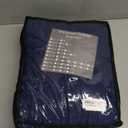 yescool Weighted Blanket for Adults (20 lbs, 60" x 80",Navy & Blue) Cooling Heavy Blanket for Sleeping Perfect for 190-210 lbs, Queen Size Breathable Blanket with Premium Glass Bead, Machine Washable