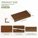 ClimbHope Wire Shelf Covers,24" W x 12" D,4pcs,Walnut
