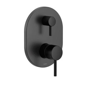 Moen Align Matte Black M-CORE 3-Series 2-Handle Shower Faucet Trim, Valve Required, UT3290BL