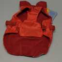 Kurgo Core Sweater - Cold Weather Dog Outfit - Cozy Knit Fleece Layer - Adjustable Neck Dogwear - Reflective Accents - Machine Washable Gear - Heather Red - XSmall