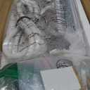 SUPERJARE Nightstand with Charging Station & Rattan-Like Decor Drawer, Rattan End Table with Solid Wood Feet, Bed Side Table with Open Storage, for Bedroom, Living Room, Dormitory - Natural (11.8"D x 15.9"W x 23.4"H (1 Drawers))