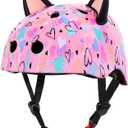 Helmet for Kids 8-14, Adjustable Kids Bike Helmet with DIY Cat Ears for Girls Youth for Skateboard Scooter Cycling Roller Skating